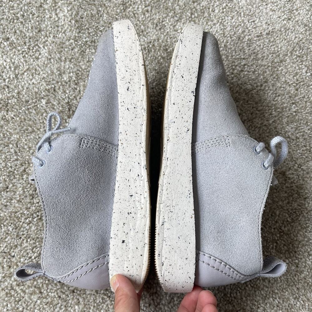 Clarks Originals Desert Trek Form Leather Cool Blue Comfort Shoes Women’s 7.5 M - Picture 6 of 13